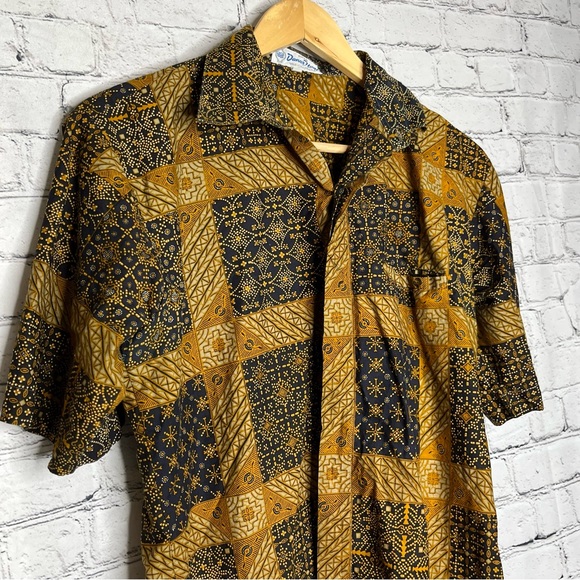 Vintage Danar Hadi Button Up Shirt Size Large 16-16 1/2 - Picture 2 of 5